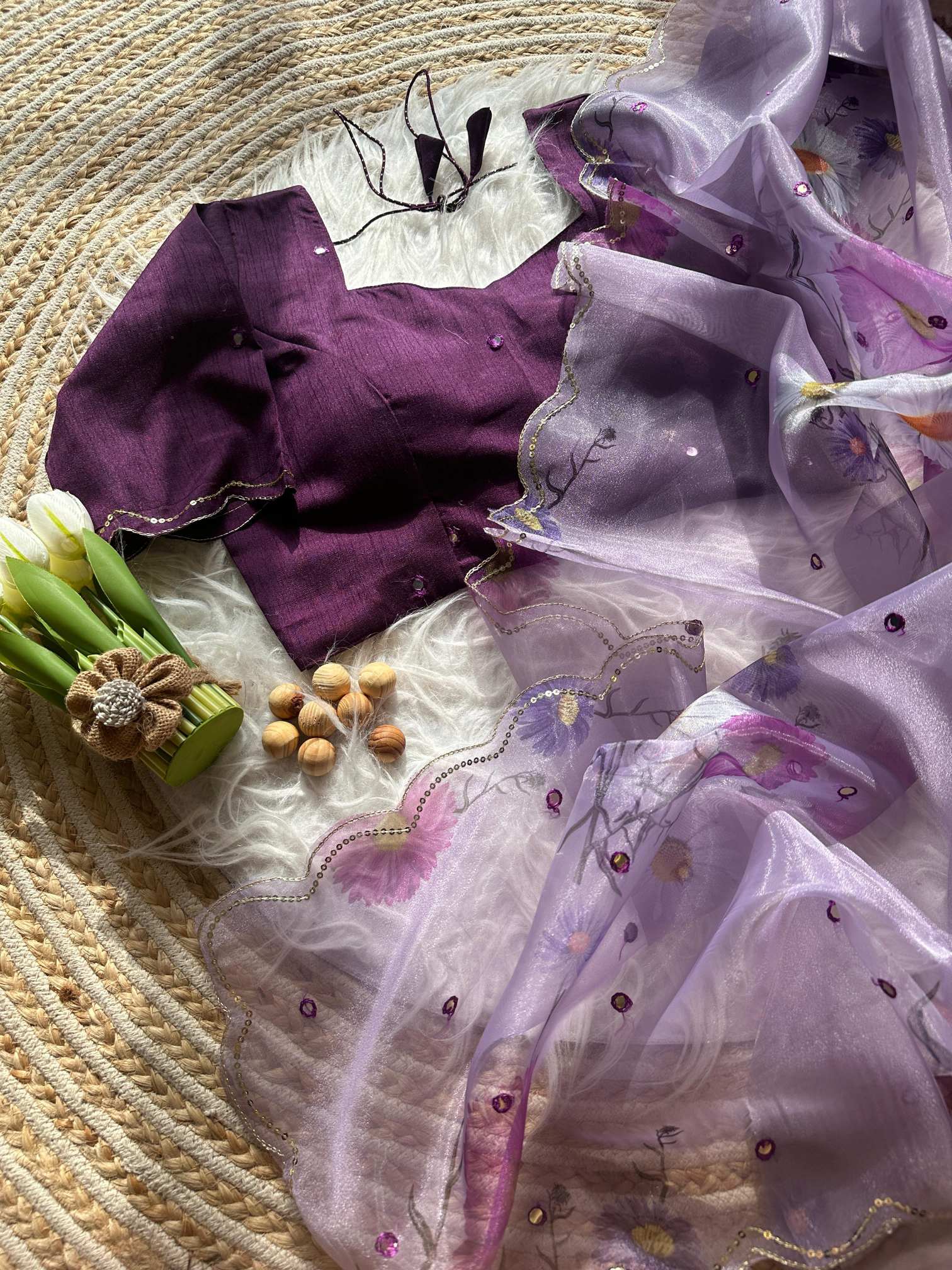 Gulzar-e-Ishq – A floral symphony of embroidery and tradition