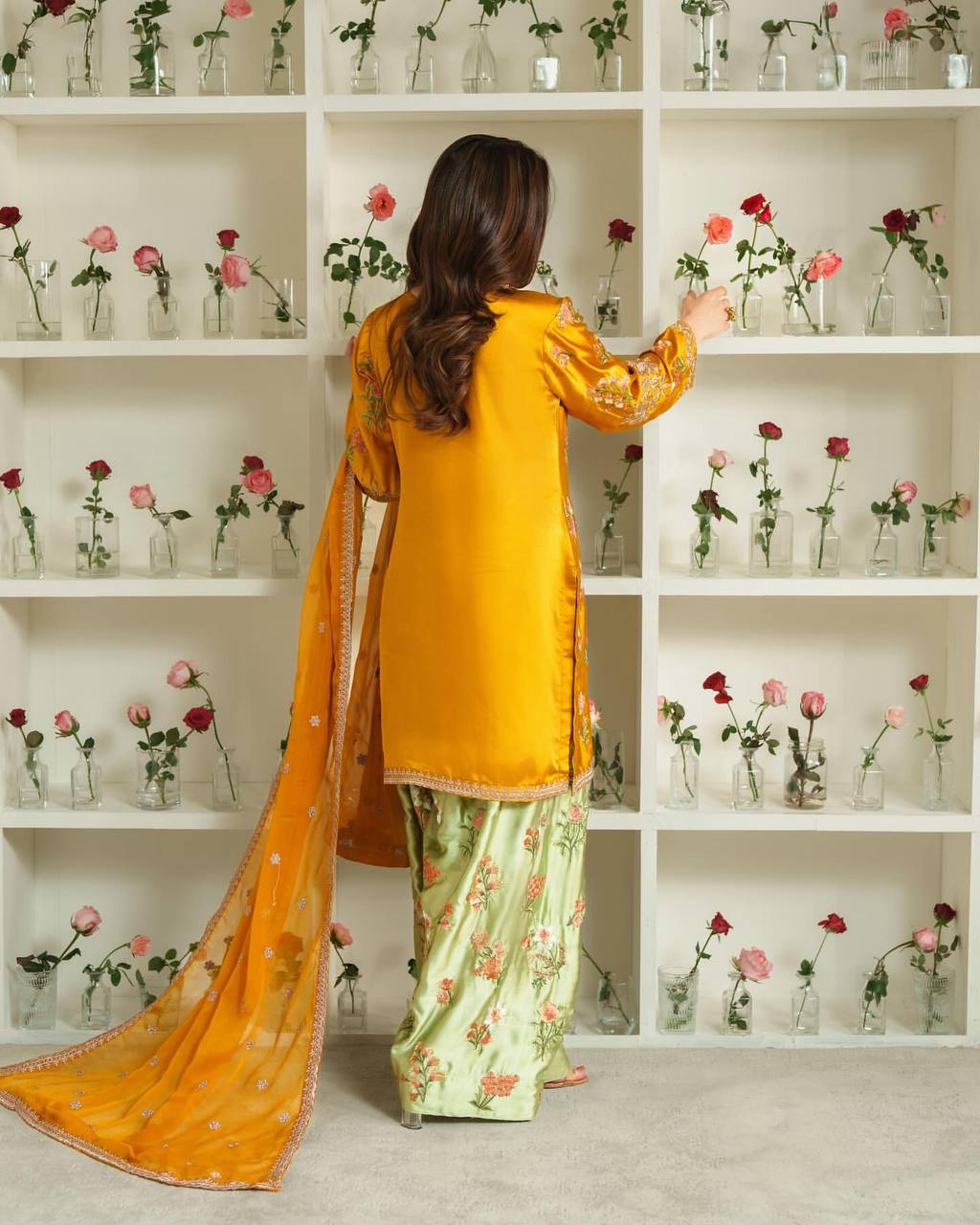 Noor-e-Zard – Embroidered Mustard Elegance