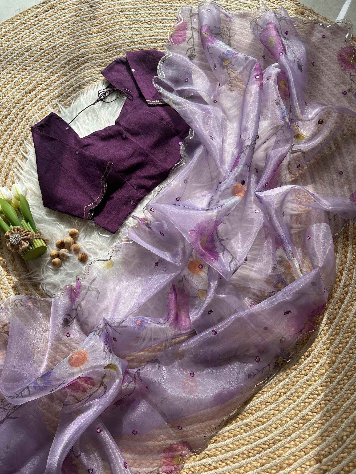 Gulzar-e-Ishq – A floral symphony of embroidery and tradition
